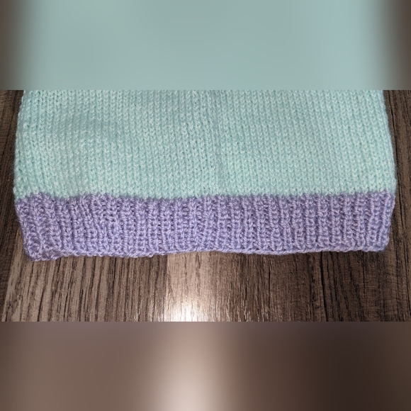 #454NWT Crochet by Sveta Handmade Baby Girl Multicolor Cardigan. Size: 12Mo - Picture 6 of 8